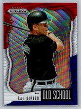2021 Panini Prizm #OS-9 Cal Ripken Old School Red/White/Blue Prizm