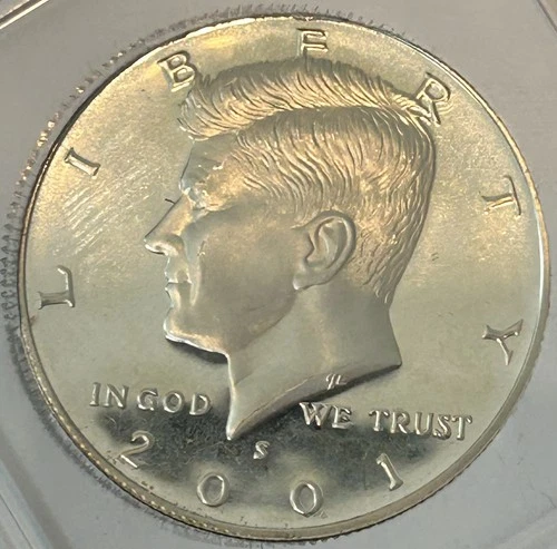 2001-S Proof Kennedy Half Dollar MS Brilliant 40% Silver -Excellent coin