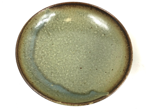 Ceramic Stoneware Bundle 2 Bowls & Pot/Jar Mixed Marks Green/Brown/ Blue Floral - Picture 5 of 7