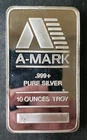 A-Mark 10oz Silver Bar