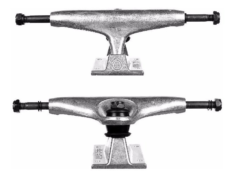 ELEMENT SKATEBOARD TRUCKS 5.0 SET OF 2 PHASE 3 RAW 7.75" WID