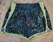 C9 Champion Girls Athletic Woven Running Shorts for Kids Large 10/12 Multi-EUC