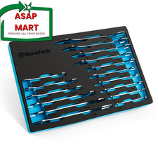 Duratech Super-thin Open End Wrench Set Sae516 To Metric Sae Silver Duratech Super-thin Open End Wrench Set Sae516 To Metric Sae Silver