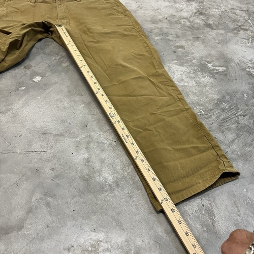 Orvis Men’s Pants 38x30 Khaki Fly Fishing Performance Canvas Hunting Pants - Picture 2 of 10