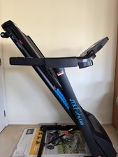 JTX Fitness Sprint 3 Treadmill Foldable, Black/Blue