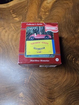 Carlton Cards Matchbox Memories Ornament Moko Lesney No.52 Racing Car Vintage...