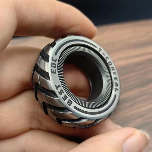 Customizable Magnetic Fidget Rings for Adults - Portable Stress Relief Solution