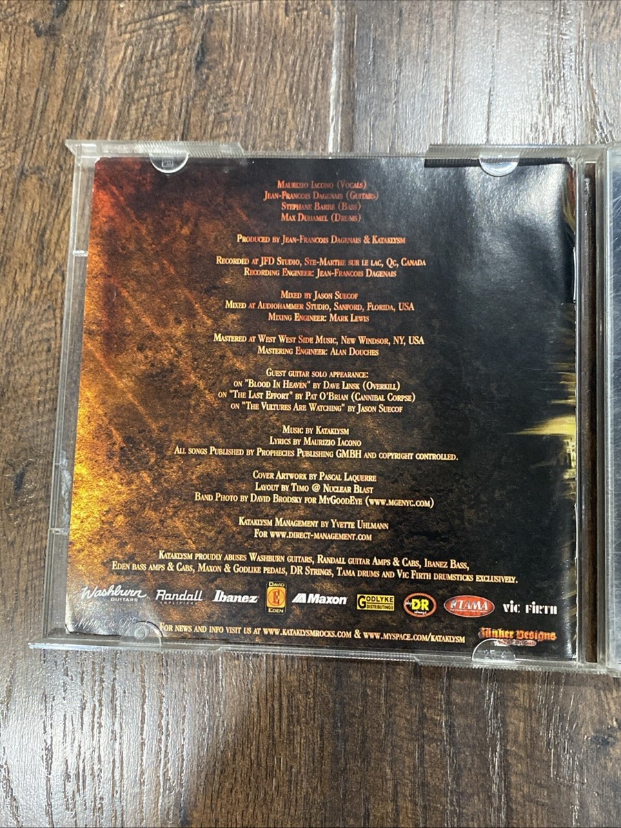 Prevail CD/DVD Kataklysm 2008 2 Discs Nuclear Blast Death Metal