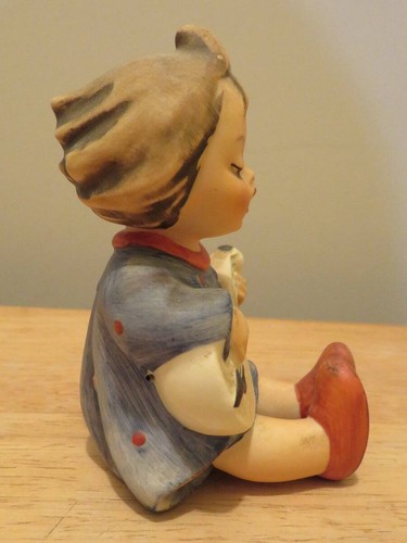 HUMMEL Figurine JOYFUL 53 Girl Mandolin Lute Music Goebel German Figure TMK5 - Picture 4 of 6