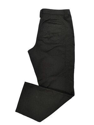 Aldi Employee Cargo Pants Women's Size 14 Black Work Pockets