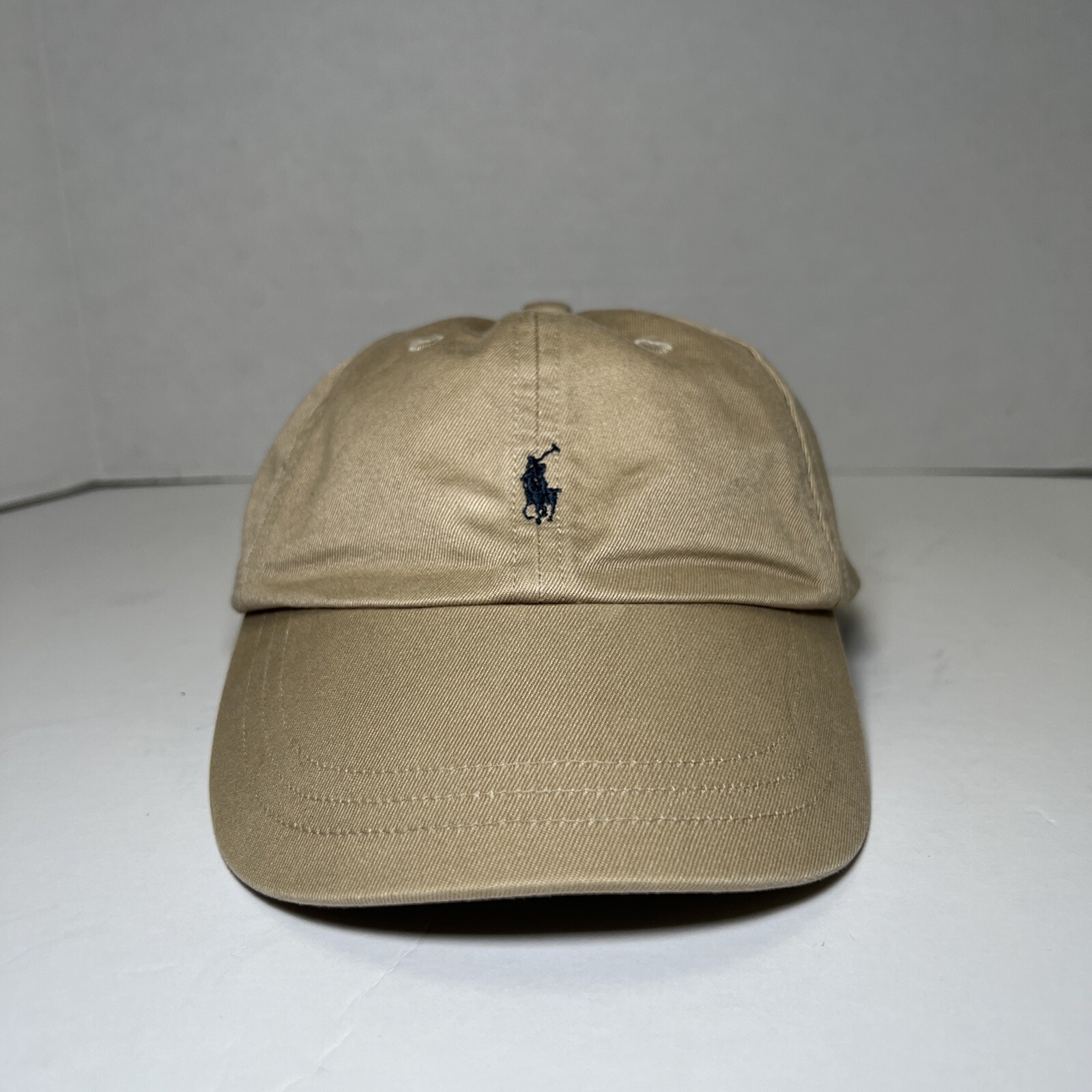 POLO RALPH LAUREN CAPPELLO BERRETTO DA BASEBALL (RAGAZZI 4 7) CACHI CON PONY MARINO OTTIME CONDIZIONI BELLO