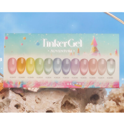 KISS NEW YORK Tinker Gel 3 Magnet Syrup Gel Nail Polish 10g