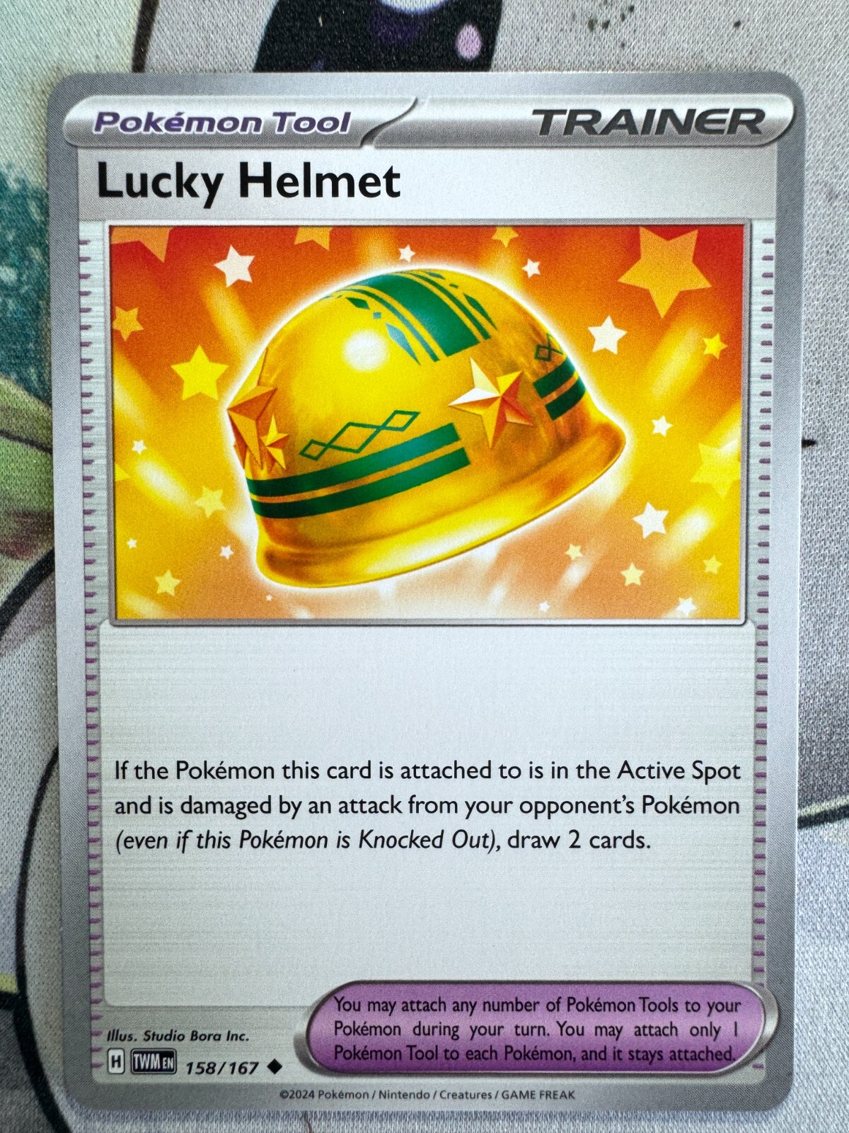 Lucky Helmet Non Holo English Pokemon TCG BKAE371