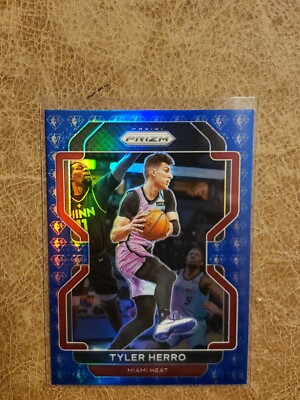 2021 Tyler Herro Prizm Logo Man Silver | eBay
