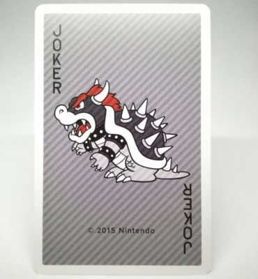 ファミコン トランプ スーパーマリオブラザーズ King Bowser Koopa Joker SUPER Mario retro art playing CARD Game