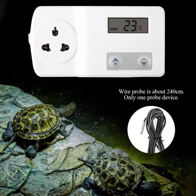 Reptile Thermostat Day Night Aquarium Snakes Lizard Temperature