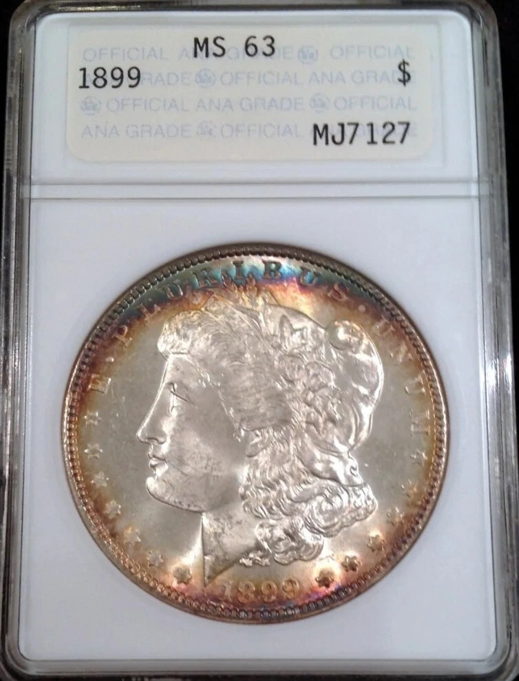 MS 63 Graded 1899 Year Morgan US Dollars (1878-1921) for sale | eBay