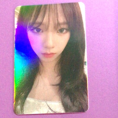 KARINA Aespa TCG 0411 Long black hair staring Foil KPOP IDOL CARD