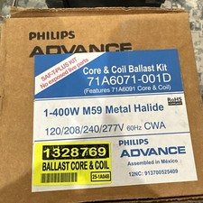 3- New Philips Advance 71A6071-001D Core and Coil Ballast Kit 71A6071001D
