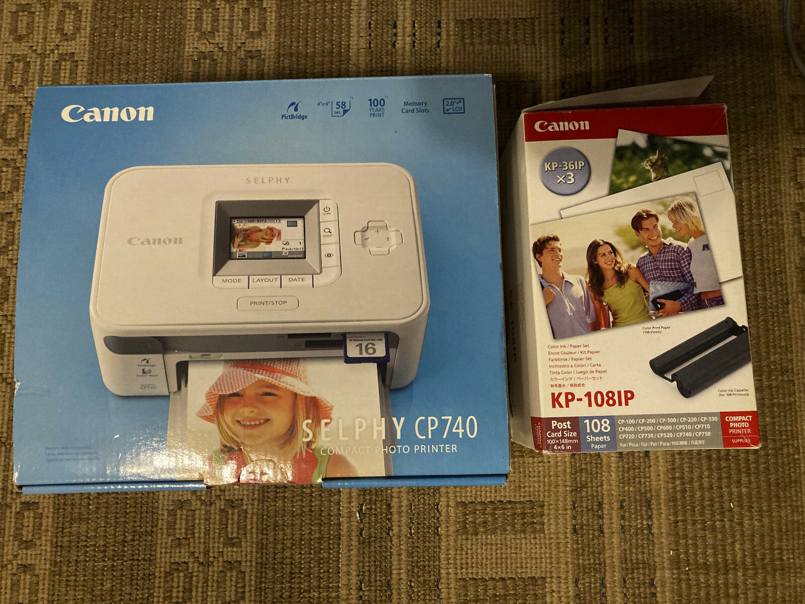 Canon SELPHY CP740 Digital Photo Inkjet Printer | Compra online en eBay