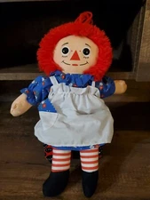 Playskool 1987 12" Raggedy Ann Doll Excellent Condition!