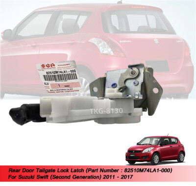 Rear Door Tailgate Lock Latch 82510M74LA1-000 For Suzuki Swift