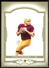 Sonny Jurgensen Card 2004 Donruss Classics Timeless Tributes Green #143