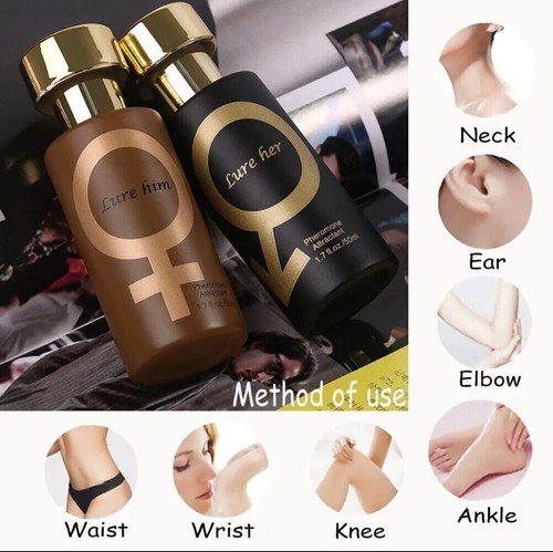 Attract Spray 50ML Lure Her Perfume for Him/Her UK Genuine Intimate Partner - Picture 9 of 23