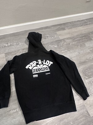 Supreme Rap-A-Lot Geto Boys Hooded Sweatshirt Black Large S/S 17
