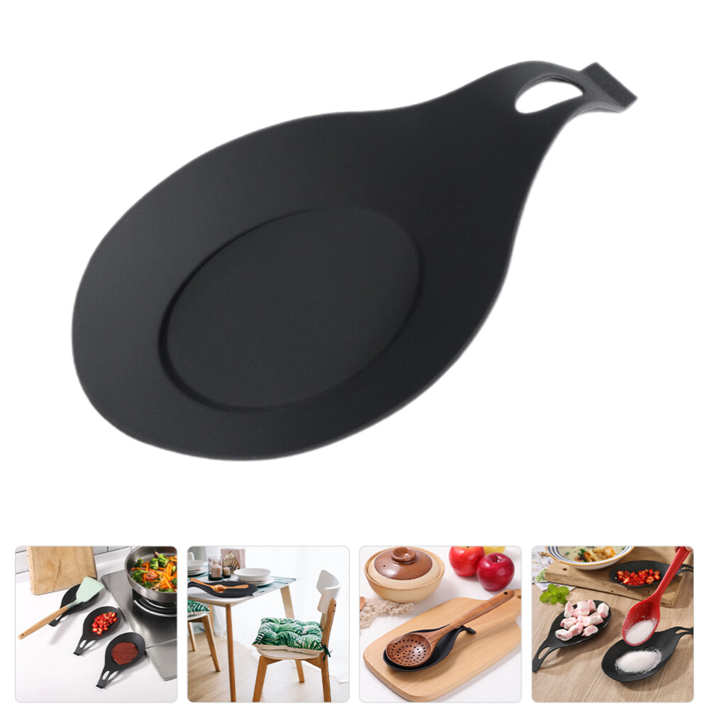 Silicone Spoon Rest Spatula Rest Kitchen Utensil Rest Teaspoon Rest