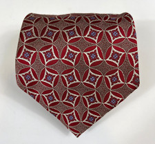 Men's Vintage Burberrys Silk Tie Foulard Hand Sewn in USA