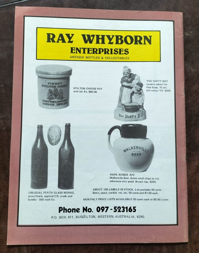 Rare T Field Seahorse Hotel Boyd Demijohn Castlemaine a History in Bottles etc - Picture 4 of 4