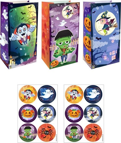 HALLOWEEN KIDS PARTY GAMES Activities Bingo Puzzle Tattoos Pin Twister Maze 🎃 - Picture 90 of 90