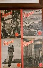 LOTTO RIVISTE ANTICHE ILLUSTRATE SECONDA GUERRA MONDIALE 1940 - 1943 SIGNAL