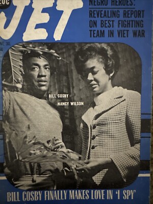 Bill Cosby, Nancy Wilson I Spy Jet Magazine June 30, 1966