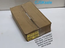 1200 pcs. ITW RAMSET RED HEAD 1/4"x1-3/8" Dynabolt Acorn Sleeve Anchor AN1413DGB