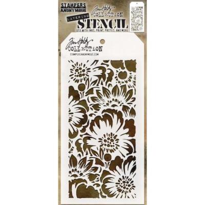 Tim Holtz Schichtschablone - Bouquet THS143