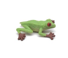 Safari Ltd GREEN RED EYE TREE FROG Animal Figure