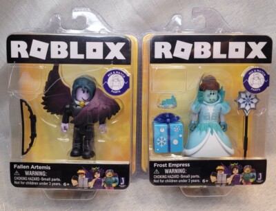 Roblox Frost Empress & Fallen Artemis Action Figure LOT (MISIING
