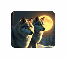 Mousepad Fahne Flagge Wolf Motiv Nr. 2 Mauspad