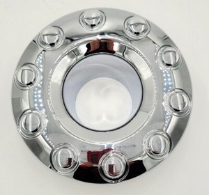 OEM 2017-2024 Ford F250 Super Duty Front Chrome 10 Lug Center Cap- HC3C-1A096-NB
