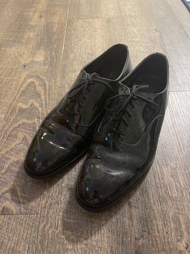 Patent Leather Tuxedo Shoes 