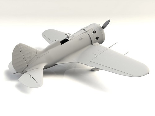 ICM 32005 Plastic model aircraft kit Scale 1:32 Soviet Fighter I-16 type 17 - Picture 9 of 24