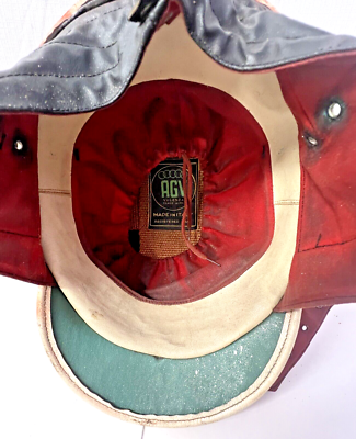 AGV Valenza Vintage Motorcycle Cafe Racer Helmet A.G.V | Red