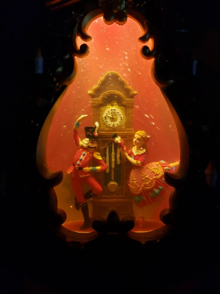 Raz Nutcracker Ballet Musical Lighted Water Tree Glitter Snowglobe Christmas  - Image 4 of 4