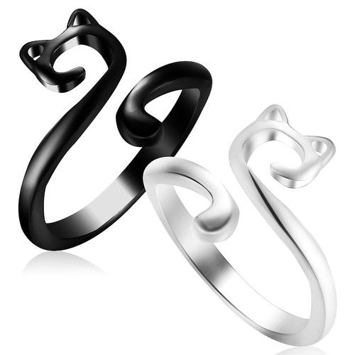 2 Pcs Crochet Rings for Finger Crochet Knitting Ring Yarn Guide Rings Alloy