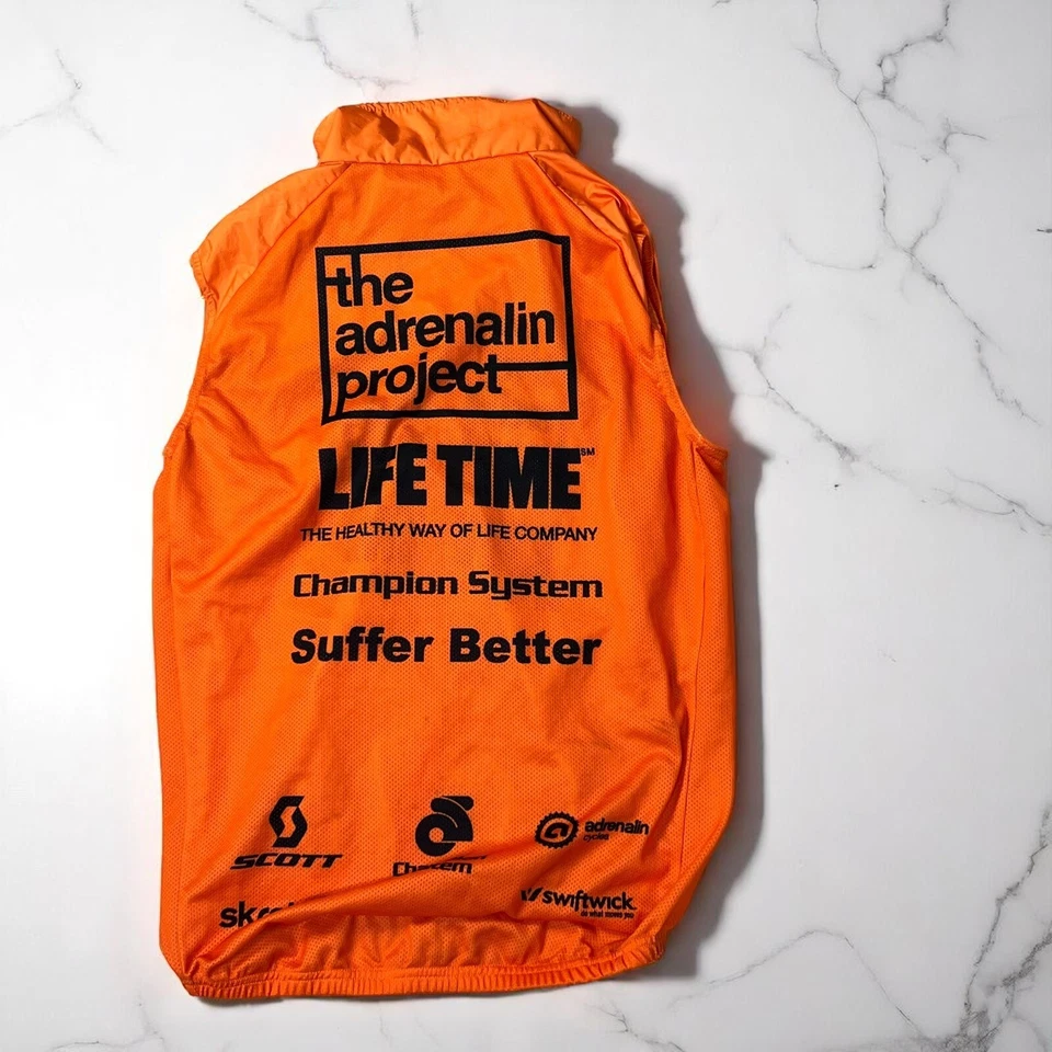 Chaleco de ciclismo Champion System para mujer naranja talla S Adrenalin Project Lifetime Foto 2 de 3