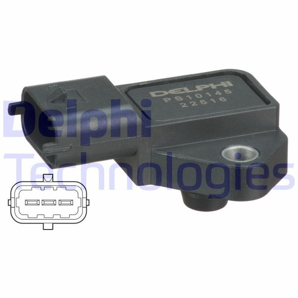 Delphi PS10145 Sensor, Ladedruck FüR Honda Opel-image