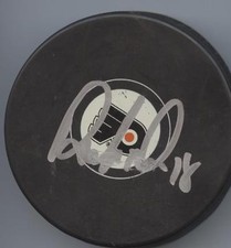ROB DIMAIO SIGNED PHILADELPHIA FLYERS HOCKEY PUCK w/ COA