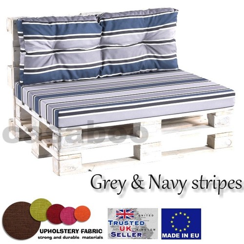 Euro Palette Cushions Garden Pallet Cushion Seat Foam pad & backrest